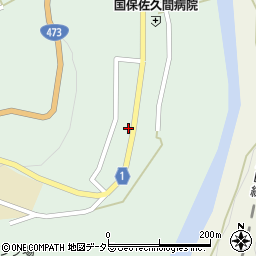 静岡県浜松市天竜区佐久間町中部197周辺の地図