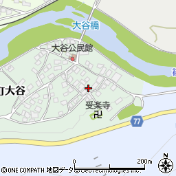兵庫県丹波市山南町大谷65周辺の地図