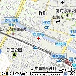 愛知県名古屋市緑区鳴海町上汐田494周辺の地図