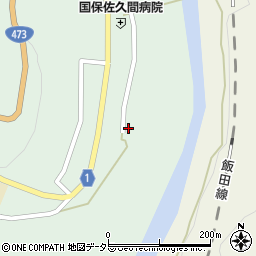 静岡県浜松市天竜区佐久間町中部130周辺の地図