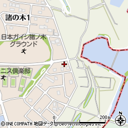 愛知県名古屋市緑区諸の木2丁目609周辺の地図