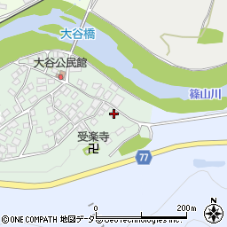 兵庫県丹波市山南町大谷71周辺の地図