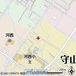 滋賀県守山市小島町1475-4周辺の地図