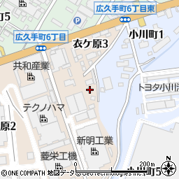 愛知県豊田市衣ケ原3丁目16周辺の地図