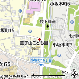 akippa小坂町16丁目駐車場周辺の地図