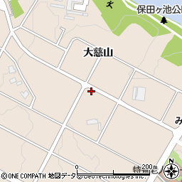 愛知県みよし市三好町大慈山周辺の地図