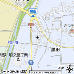 兵庫県丹波篠山市黒田815周辺の地図