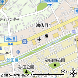 無添くら寿司 名古屋鳴海店周辺の地図