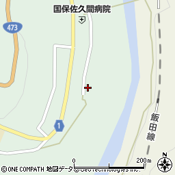 静岡県浜松市天竜区佐久間町中部123-2周辺の地図
