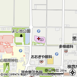 丹波篠山市民センター図書コーナー周辺の地図