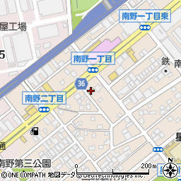 ファミリーマート南野二丁目店周辺の地図