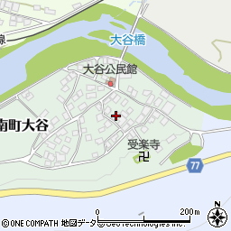 兵庫県丹波市山南町大谷61周辺の地図