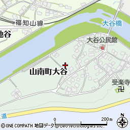 兵庫県丹波市山南町大谷217周辺の地図