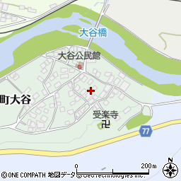 兵庫県丹波市山南町大谷66周辺の地図