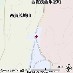 京都府京都市北区西賀茂笠松周辺の地図