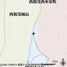 京都府京都市北区西賀茂笠松周辺の地図