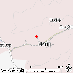 愛知県豊田市幸海町コガキ周辺の地図