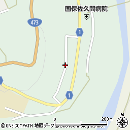静岡県浜松市天竜区佐久間町中部315周辺の地図
