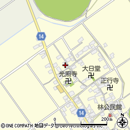 滋賀県蒲生郡竜王町林785周辺の地図