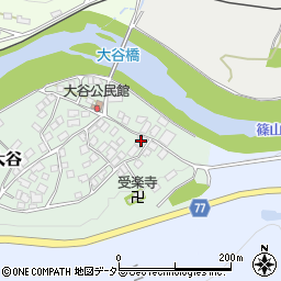 兵庫県丹波市山南町大谷69周辺の地図
