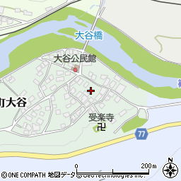 兵庫県丹波市山南町大谷67周辺の地図
