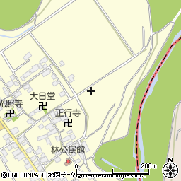 滋賀県蒲生郡竜王町林1337周辺の地図