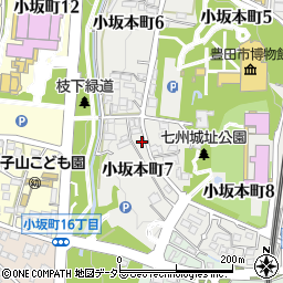 愛知県豊田市小坂本町7丁目67周辺の地図