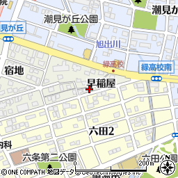 愛知県名古屋市緑区鳴海町早稲屋周辺の地図