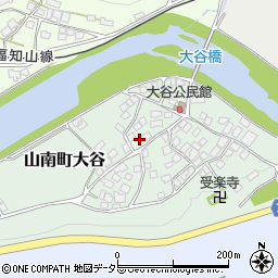 兵庫県丹波市山南町大谷135周辺の地図