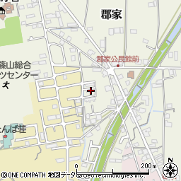 兵庫県丹波篠山市郡家791周辺の地図