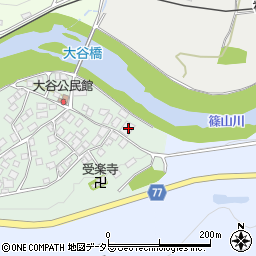 兵庫県丹波市山南町大谷28周辺の地図