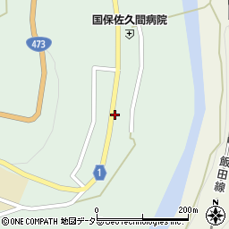 静岡県浜松市天竜区佐久間町中部122周辺の地図