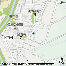 静岡県田方郡函南町仁田485周辺の地図