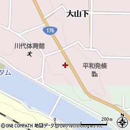 兵庫県丹波篠山市大山下398周辺の地図