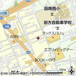 静岡県田方郡函南町塚本220-10周辺の地図