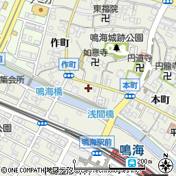 成田湯周辺の地図