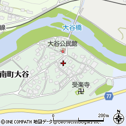 兵庫県丹波市山南町大谷57周辺の地図