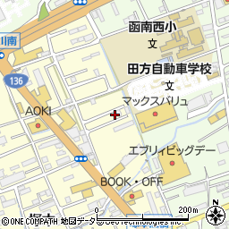 静岡県田方郡函南町塚本220-11周辺の地図