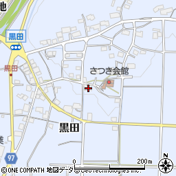 兵庫県丹波篠山市黒田342周辺の地図