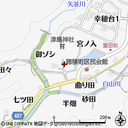 愛知県豊田市穂積町堂ノ前周辺の地図