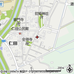 静岡県田方郡函南町仁田485-2周辺の地図