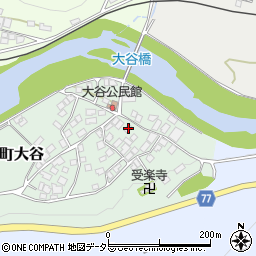 兵庫県丹波市山南町大谷59周辺の地図
