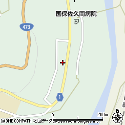 静岡県浜松市天竜区佐久間町中部206周辺の地図