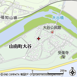 兵庫県丹波市山南町大谷134周辺の地図