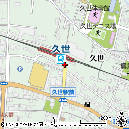 久世駅周辺の地図