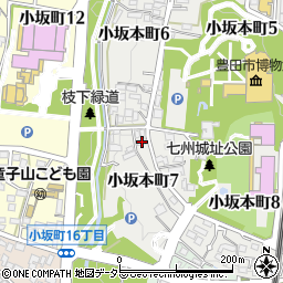 愛知県豊田市小坂本町7丁目65周辺の地図