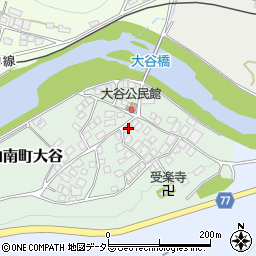 兵庫県丹波市山南町大谷55周辺の地図
