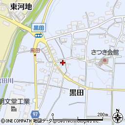 兵庫県丹波篠山市黒田475周辺の地図