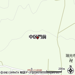 兵庫県多可郡多可町中区門前周辺の地図