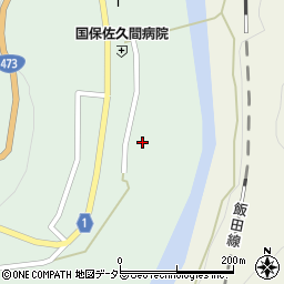 静岡県浜松市天竜区佐久間町中部113周辺の地図